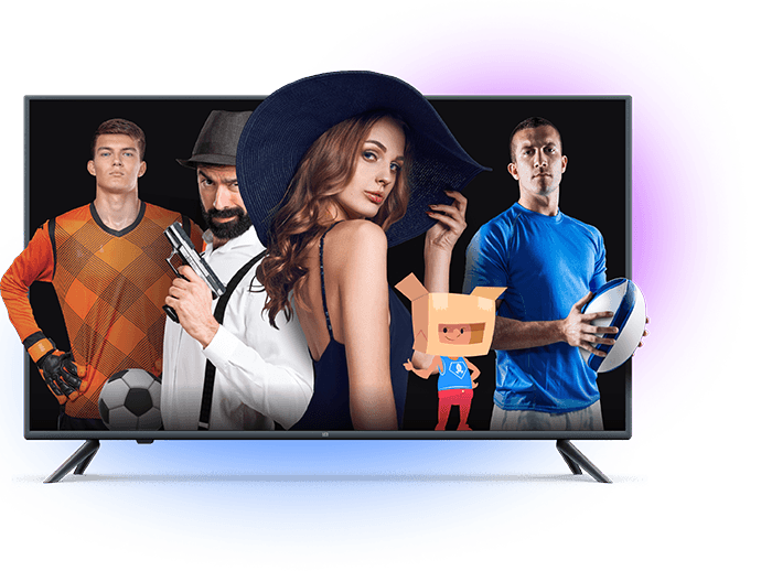 IPTV Ultra 8K Interface on Smart TV